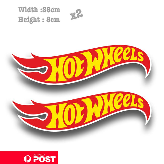 Hot Wheels Banner Vinyl  Sticker