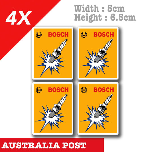 Bosch Spark Plugs Decal Stickers