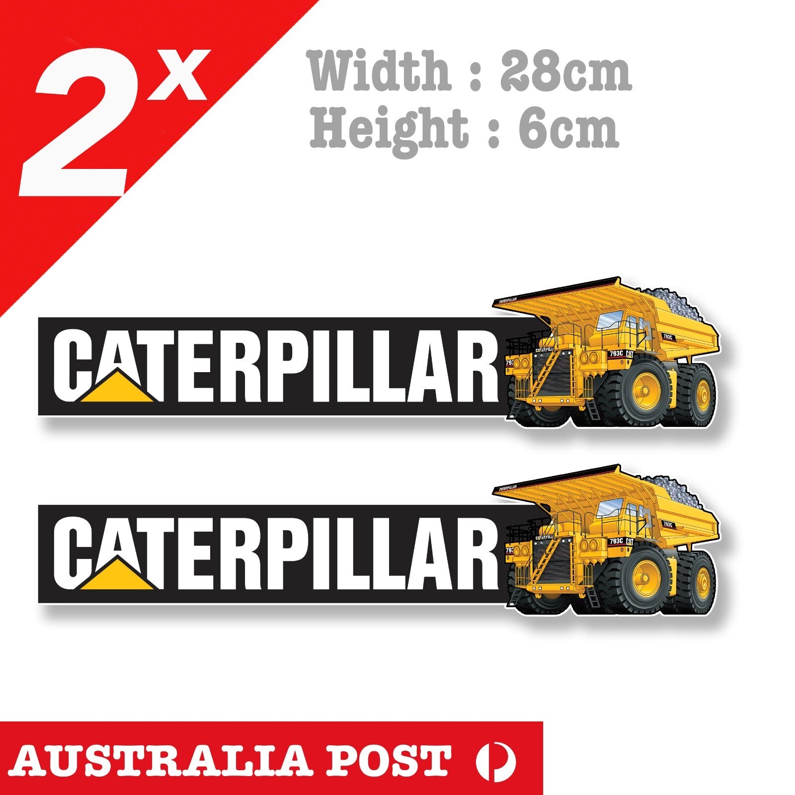 CATERPILLAR 793F Mining Machinery, Caterpillar Logo, Mining Machine  Stickers