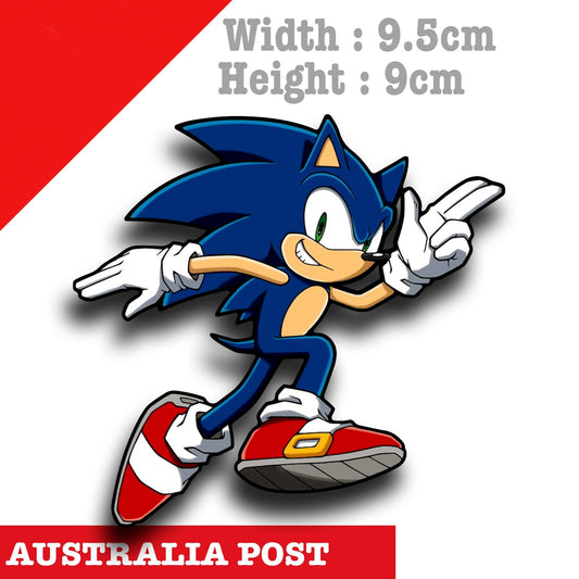 Sonic The Head hog Peace Out Laptop  Vinyl  Sticker