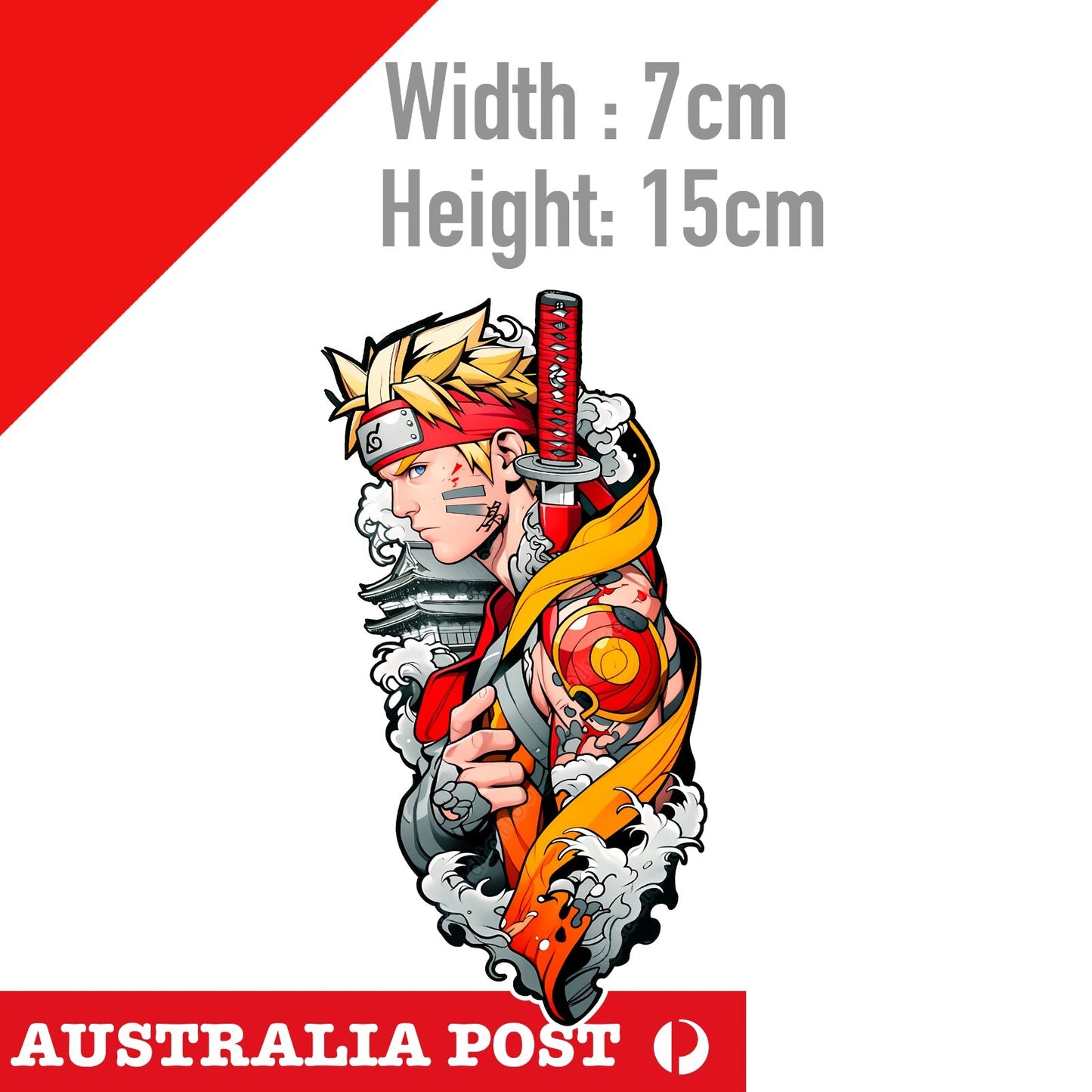 Naruto the Akatsuki SWORD JDM Laptop , Car  Decal Sticker