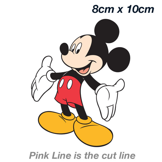 Disney Mickey Mouse Smiling   Vinyl  Sticker 