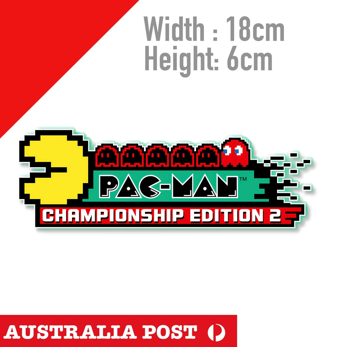 PACMAN  Arcade Championship Edition logo Banner Sticker