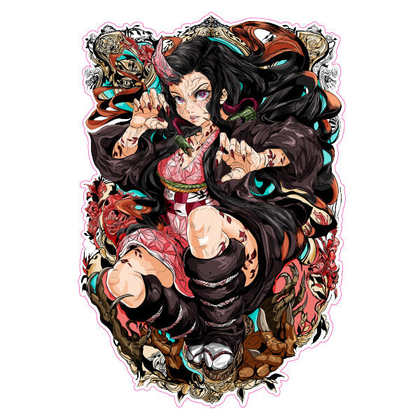 Nezuko | DEMON SLAYER  Laptop , Car  Decal Sticker 