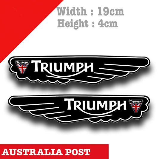 TRIUMPH Motorcycle Eagle Wings ,Fuel Tank, Helmet Motorcycle GP Decal Stickers