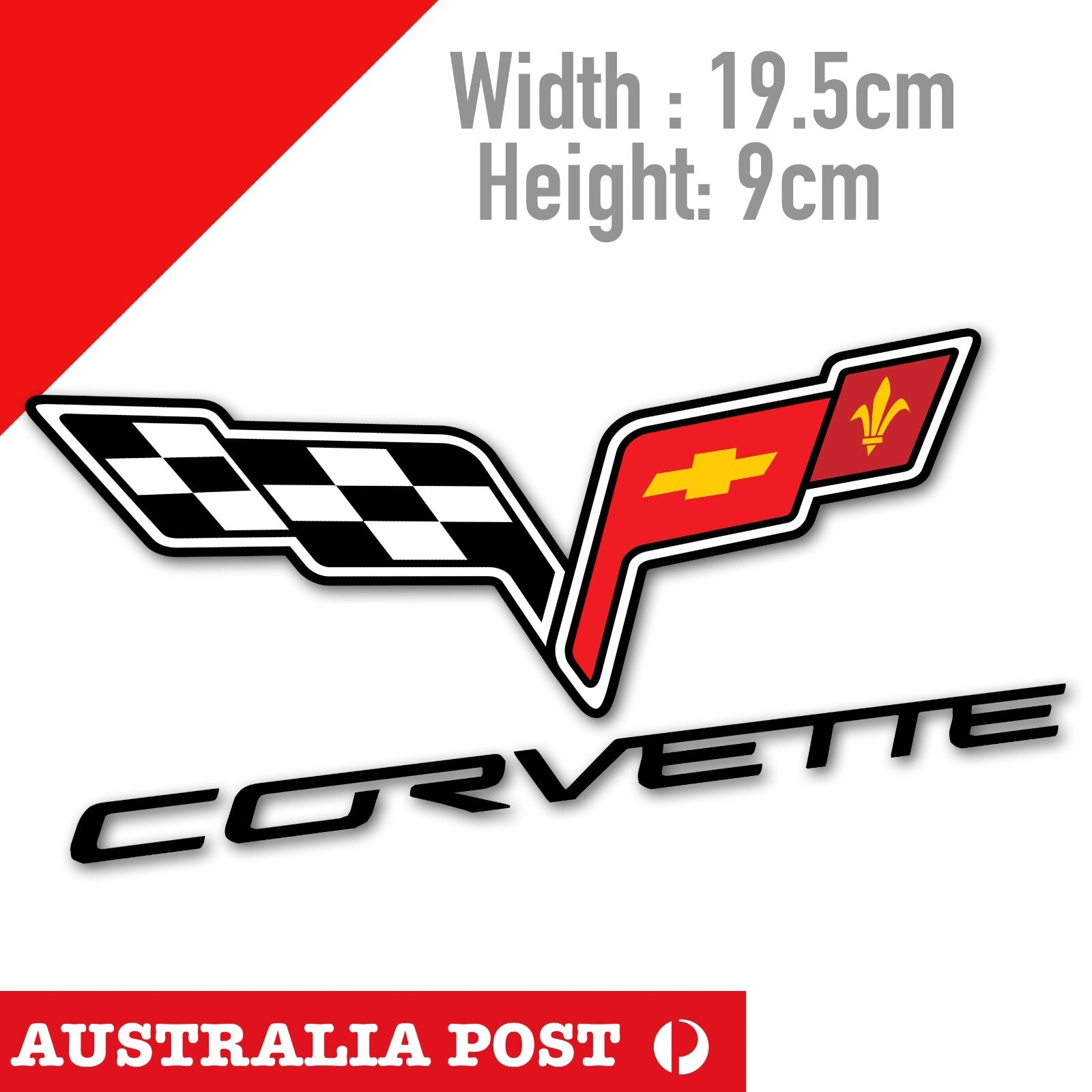 Chevrolet Corvette C6 Logo Sticker