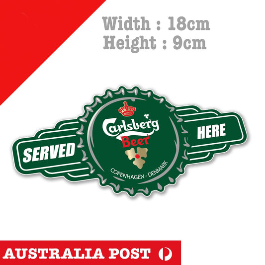 Carlsberg Beer Served Here Logo Bar, Fridge, Toolbox  Sticker
