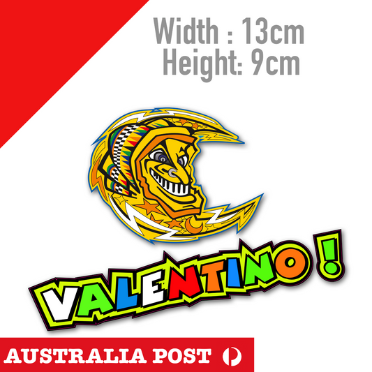 The Doctor 46 - Valentino Rossi's Moon Laptop , Car  Vinyl  Sticker 