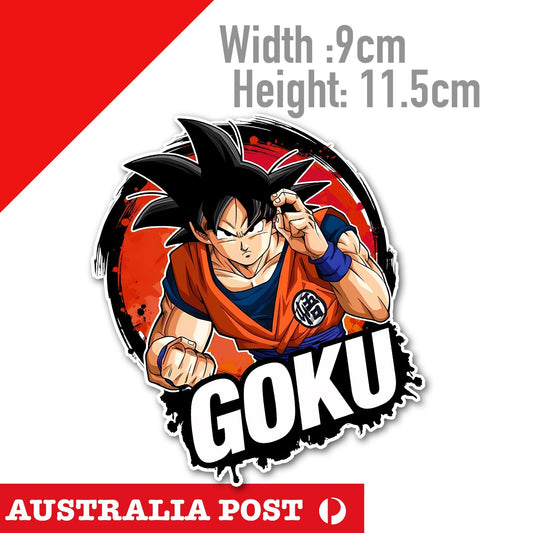 DRAGON BALL Z , GOKU Super Saiyan Badge Sticker