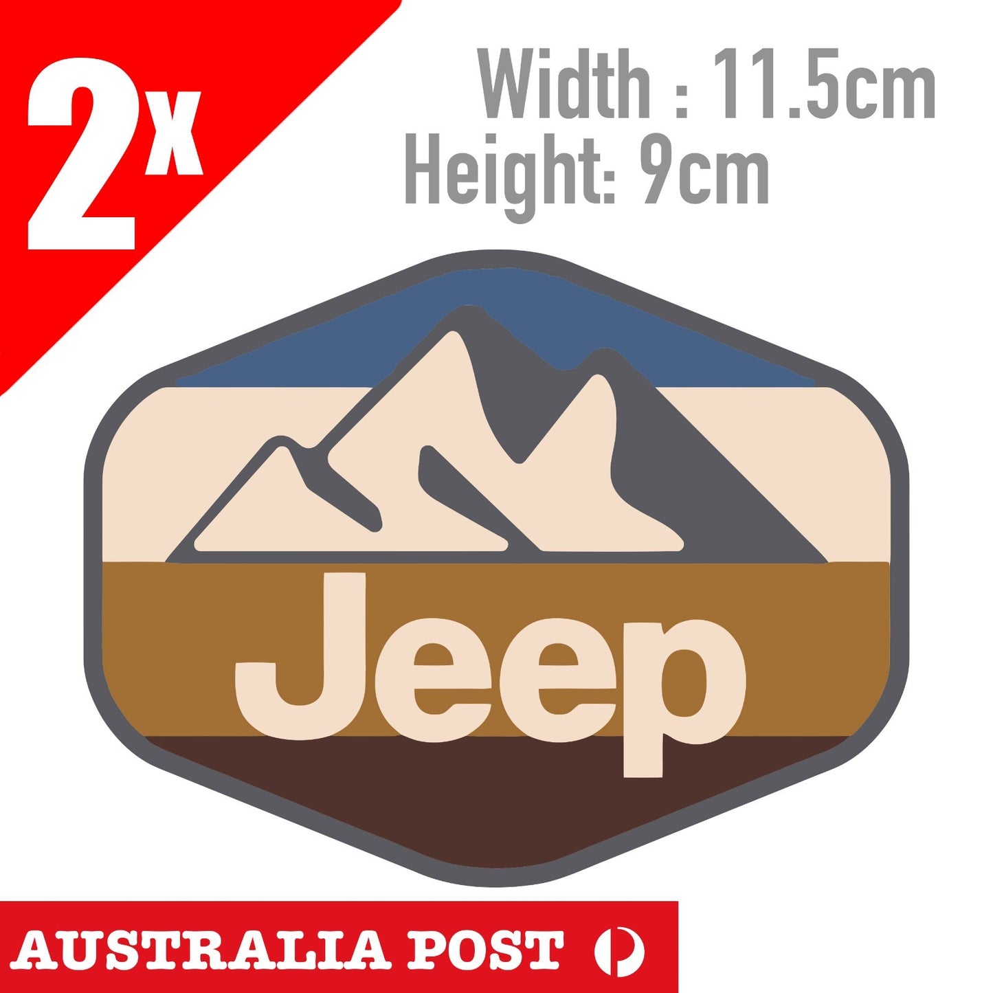 JEEP Adventure Off Raod Logo Sticker