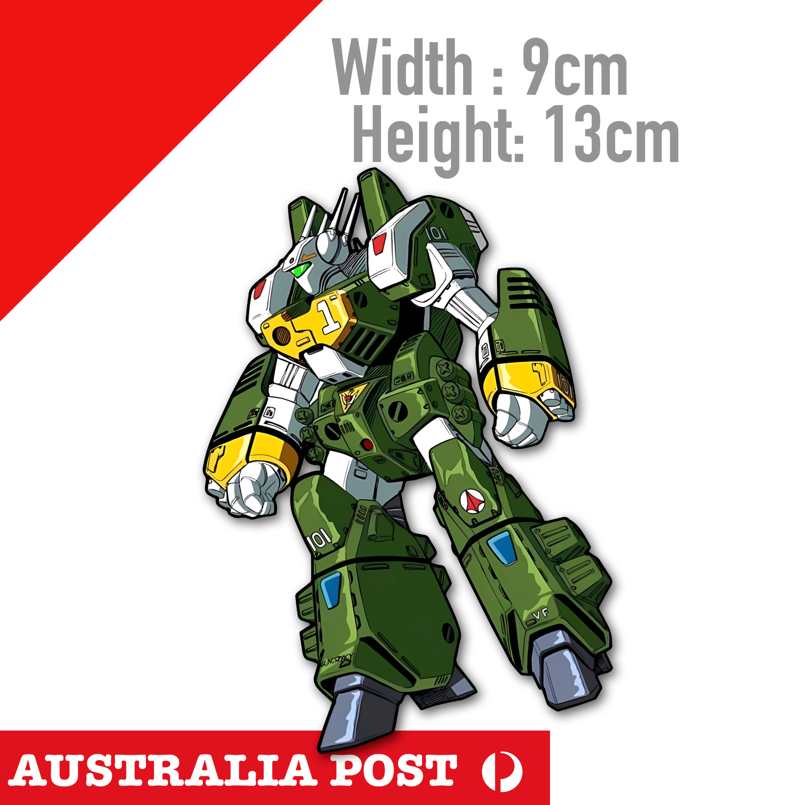 Gundam Battleroid Robot Machine Robotech Sticker