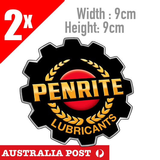 PENRITE LUBRICANT Motor Oil 2x Stickers