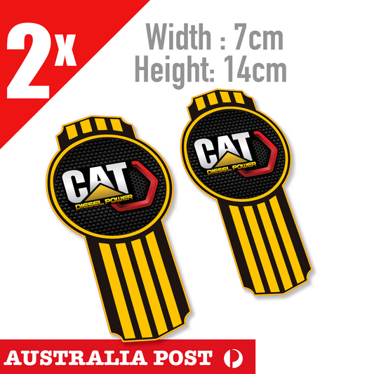 Caterpillar Diesel Badge Logo, Heavy Machinery, Mine Sticker