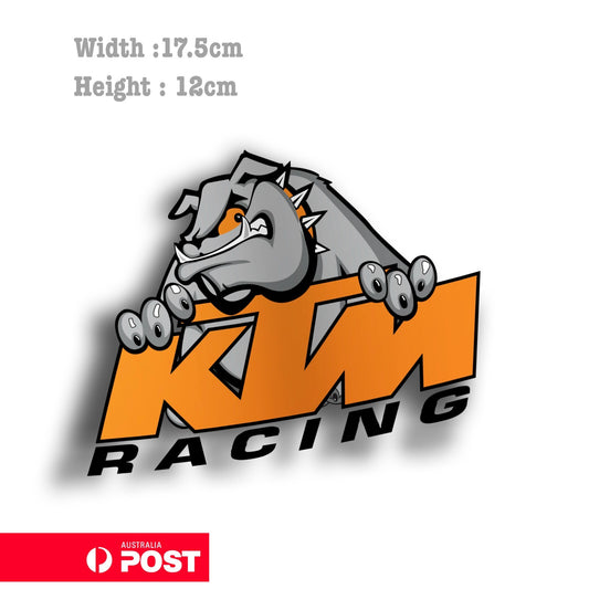 KTM Racing Bull Dog  Vans Stickers
