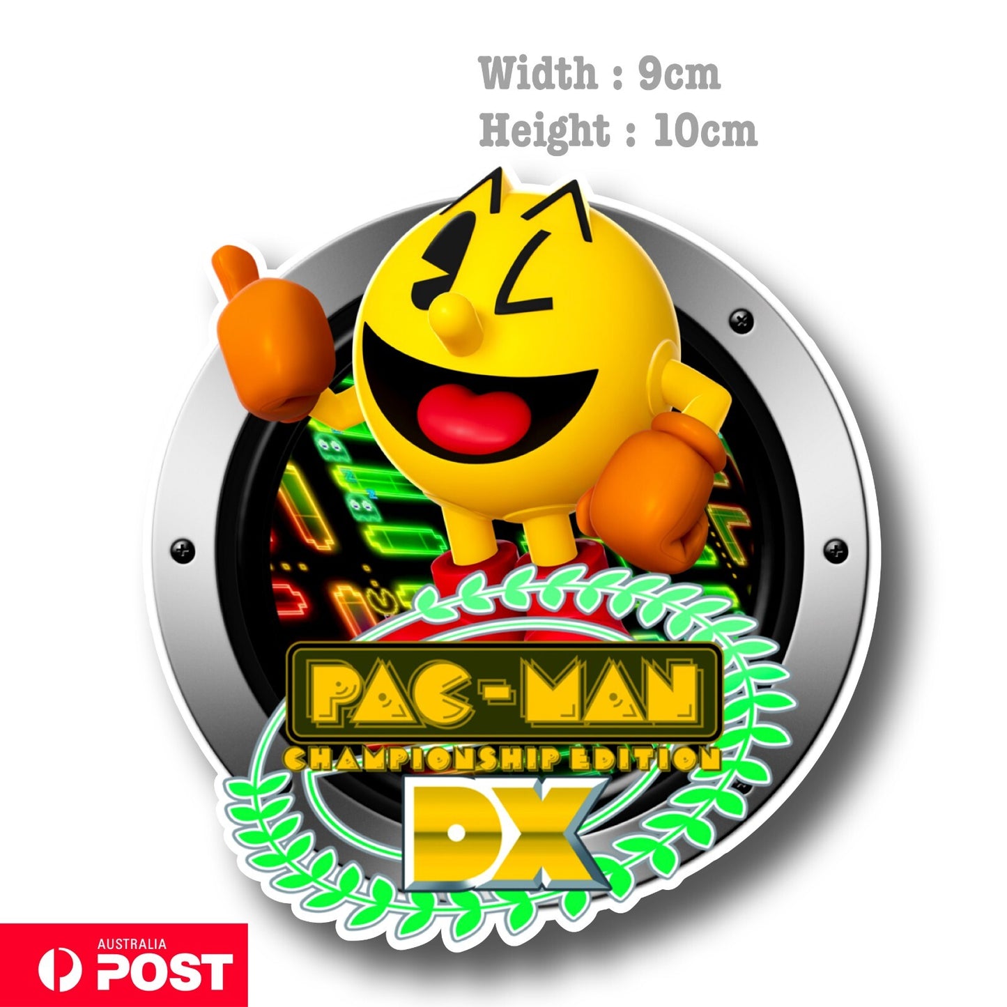 PAC MAN Championship Logo - Arcade Vintage Logo Decal Sticker
