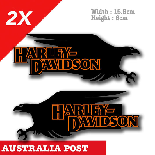 Harley Davidson HAWK hunter Fuel Tank, Helmet  Decal Stickers