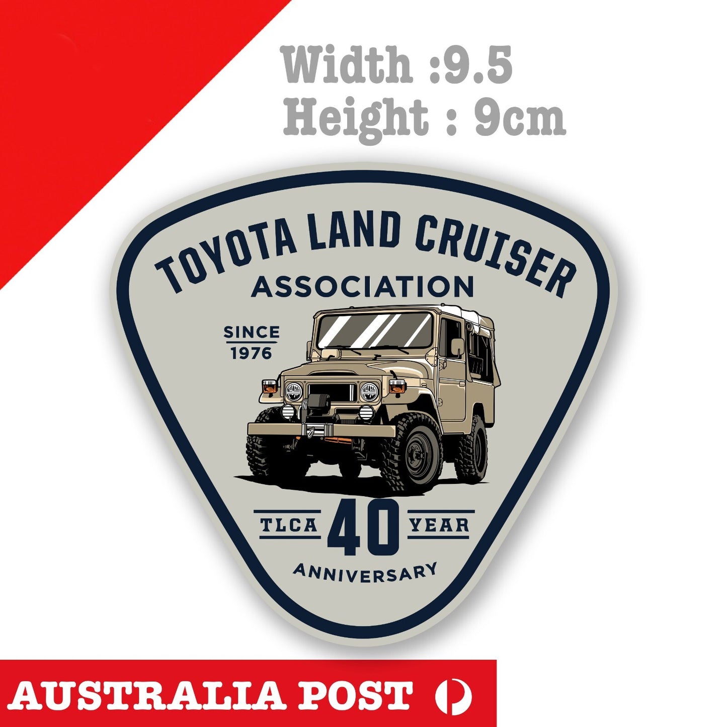 TOYOTA Land Cruiser Association Hilux 4x4 Truck Ute, 4Runner Sticker
