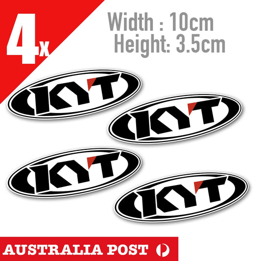 KYT Helmet logo  Motorcycle Logo Helmet MotoGP Decal Stickers