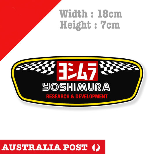 YOSHIMURA Street & Track Racing Logo, Osaka Japan Fuel Tank  Sticker