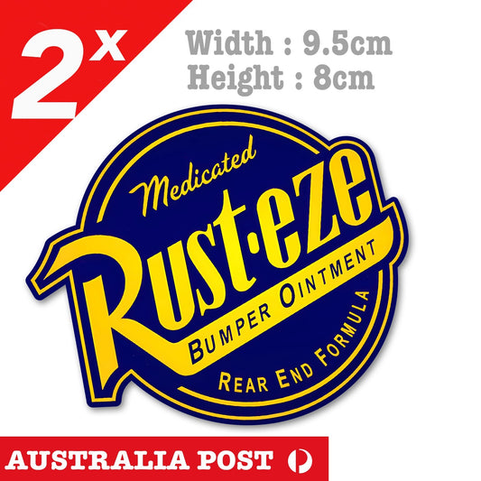 Rust-eze Bumper Ointment Disney Cars Logo , Disney Car Stickers