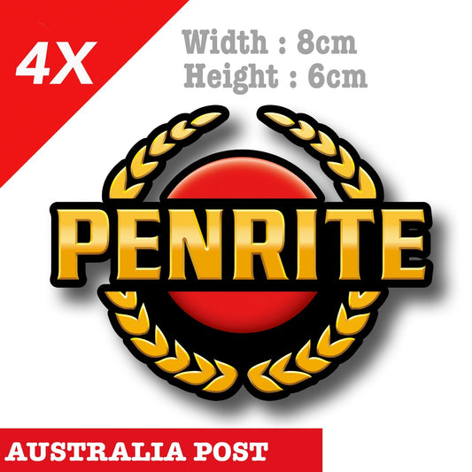 PENRITE OIL Logo x4, Cars Vans Decal Sticker