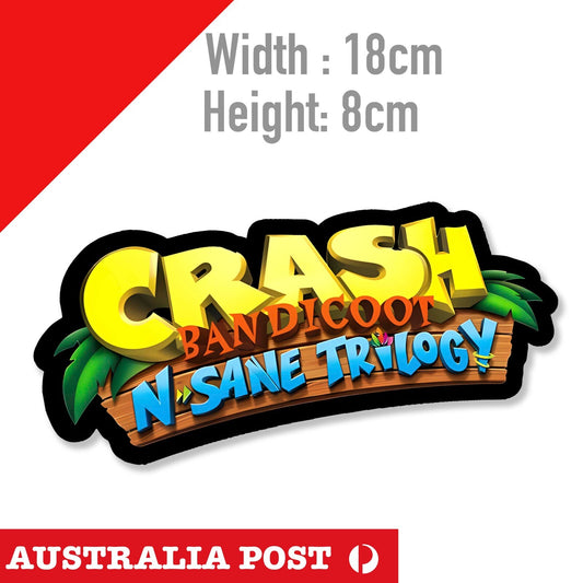 Crash Bandicoot Fox N. Sane Trilogy Standard Edition Nintendo Switch Sticker