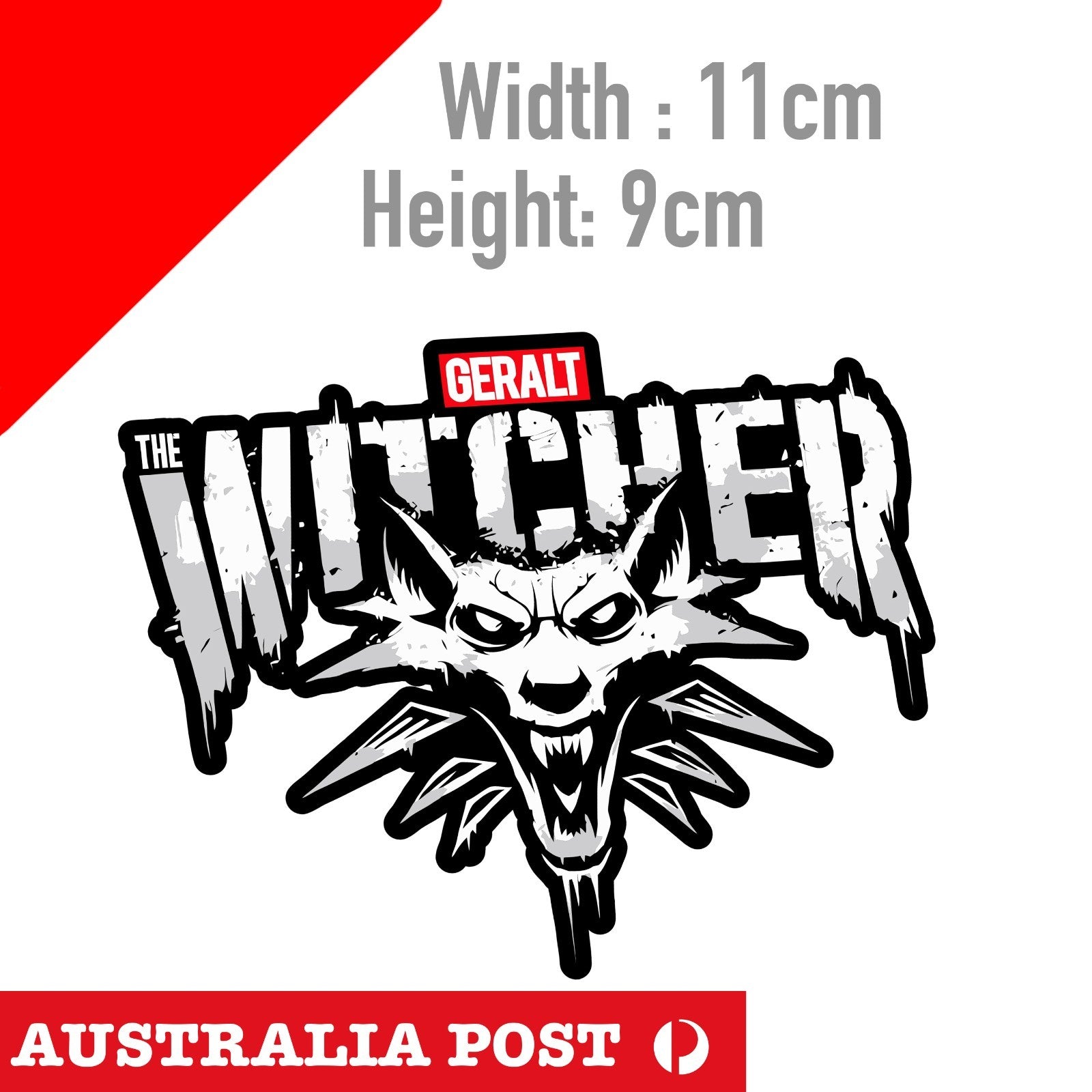 The Witcher , The GERALT Logo , Game, Arcade sticker – Astro Stickers