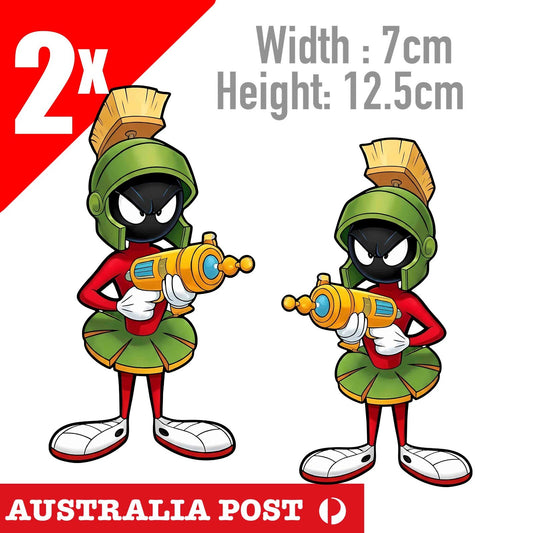 Marvin the Martian with Alien Gun  -  Looney Tunes Funny  Angry Marvin Stickers