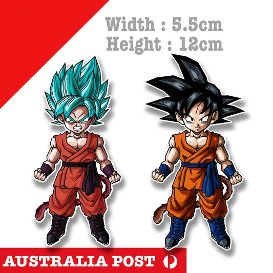 Son Goku & Goku Kid, Dragon Ball Z JDM Sticker
