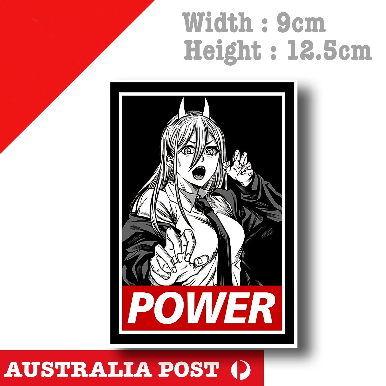 Chainsaw Man Anime Manga Anime Sexy Girl JDM Sticker