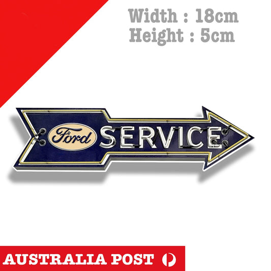 Genuine FORD Service Vintage Style Retro Garage Art Vinyl  Sticker 