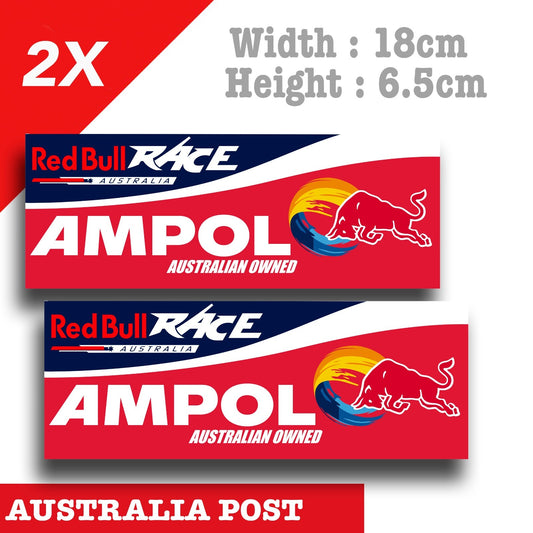 Red Bull Race  Australia AMPOL Logo, AMPOL RACE Australia  Sticker