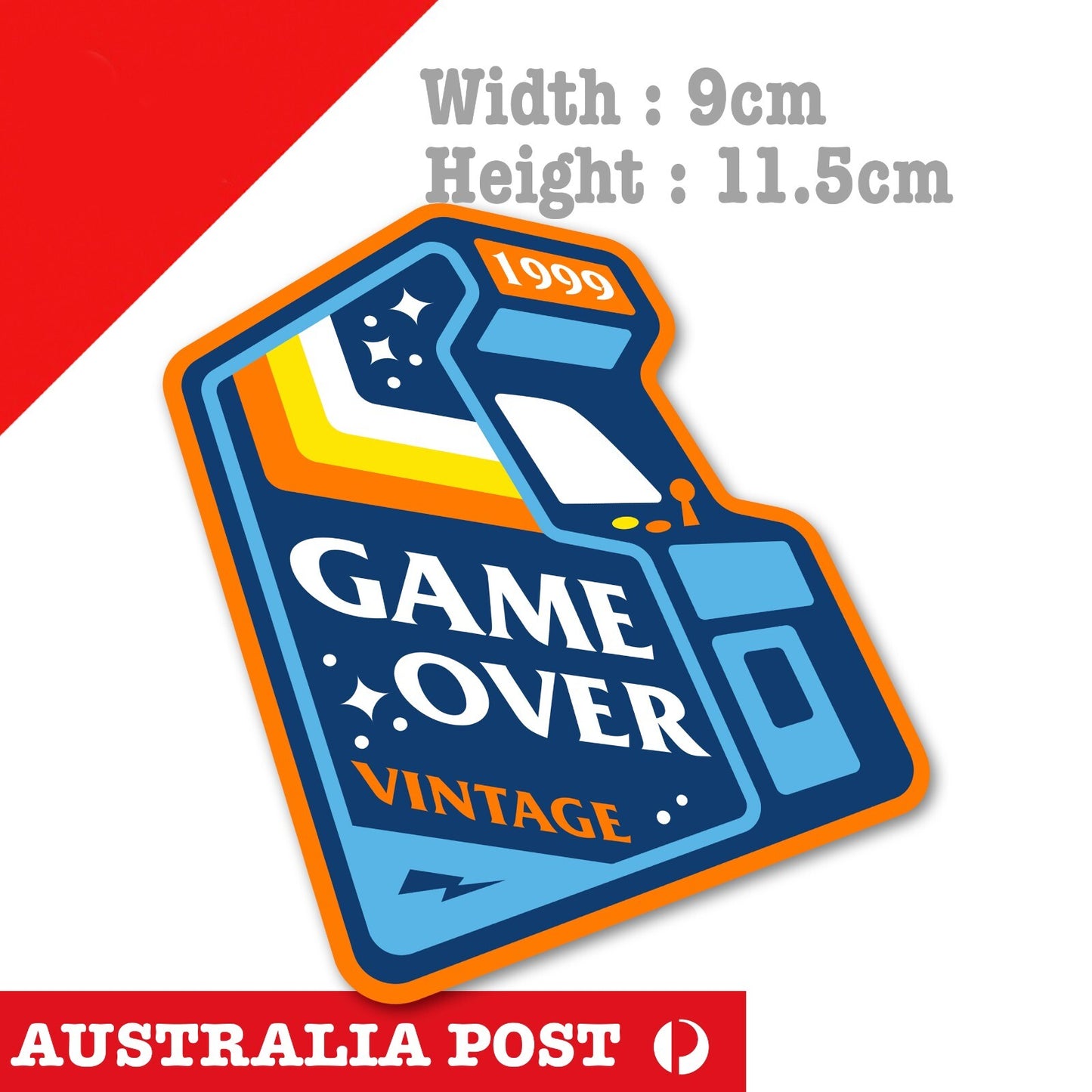 Arcade Game Cube Game Over 1999 , Game,Laptop , Car  Vinyl  Sticker