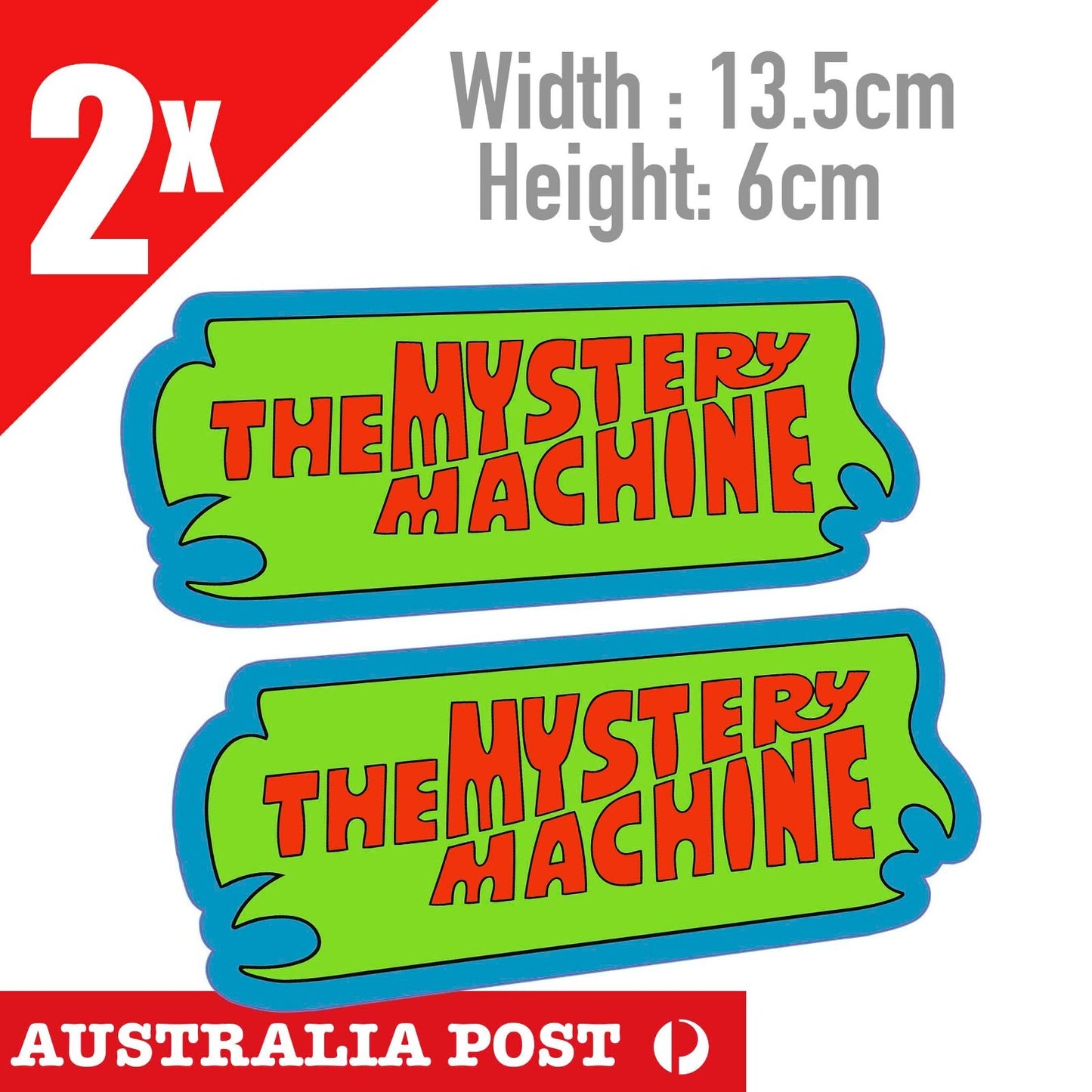 Scooby Doo MYSTERY MACHIN Logo, Laptop , Car  Vinyl  Sticker