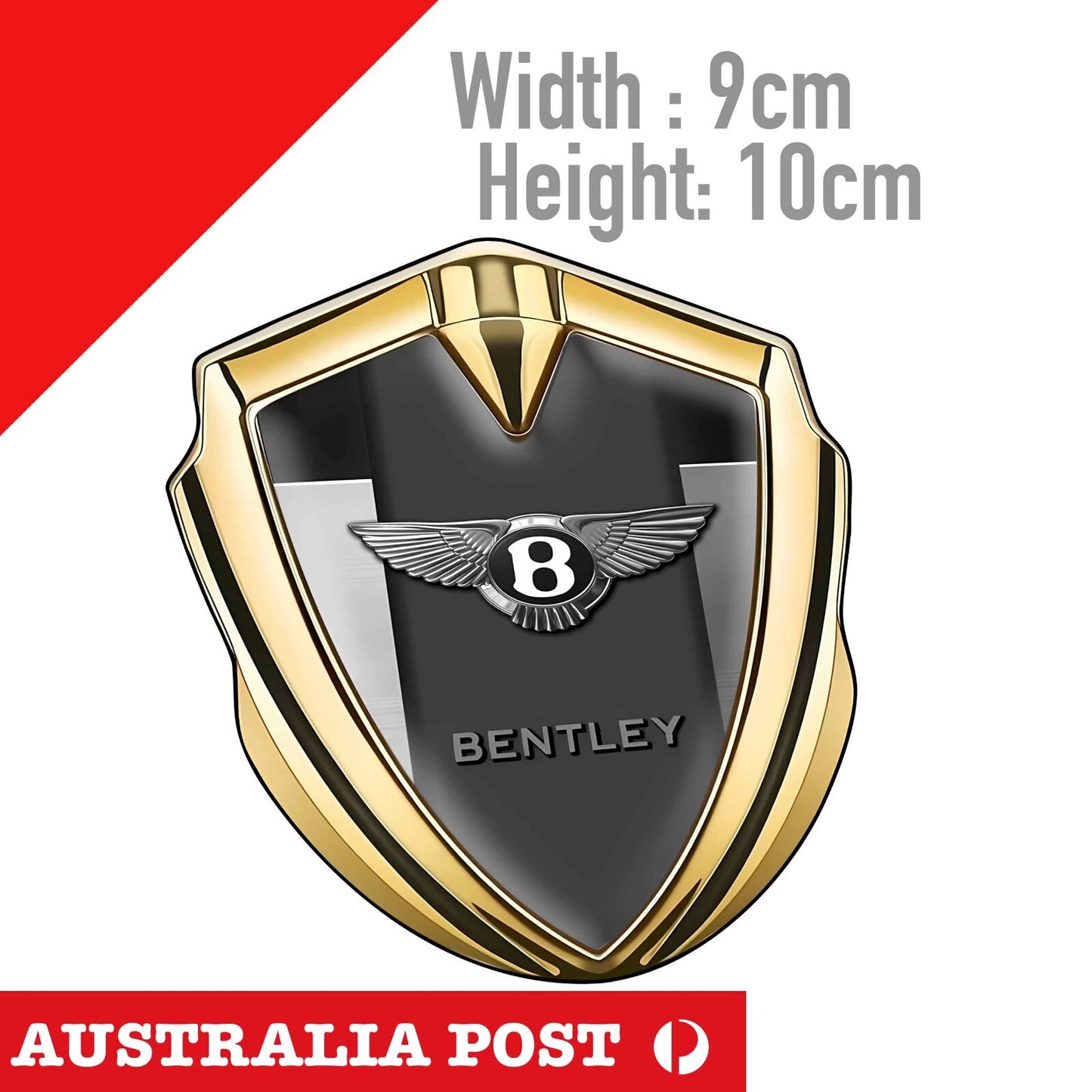 Bentley Motors GOLD Badge Logo,BENTLEY Badge, Laptop , Car  Decal Stickers