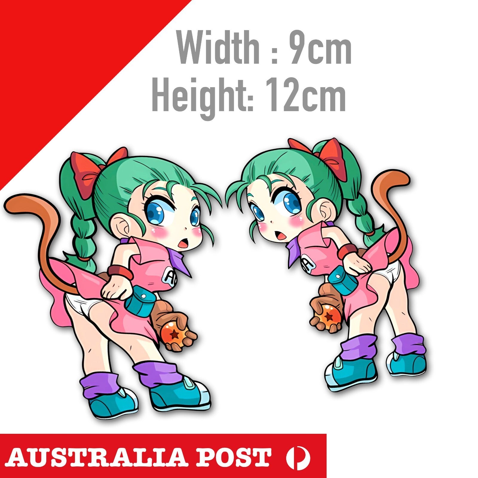 Bulma Chibi - Dragon Ball Z, Cute Bulma Laptop , Car  Decal Sticker