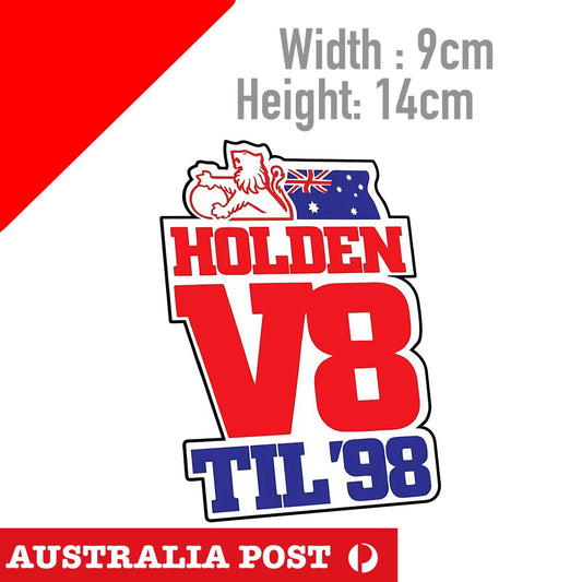 HOLDEN Logo Till 98 , Australian Flag , Holden Commodore Old Holden  Sticker
