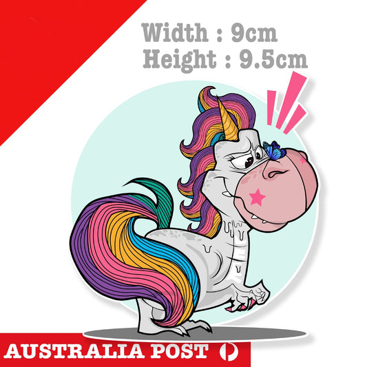 Unicorn Cute Sticker Dinosaur Unicorn Funny Animal Sticker