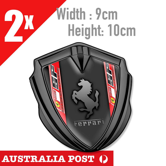 Ferrari Red badge Car Logo Badge, Ferrari Logo Sticker