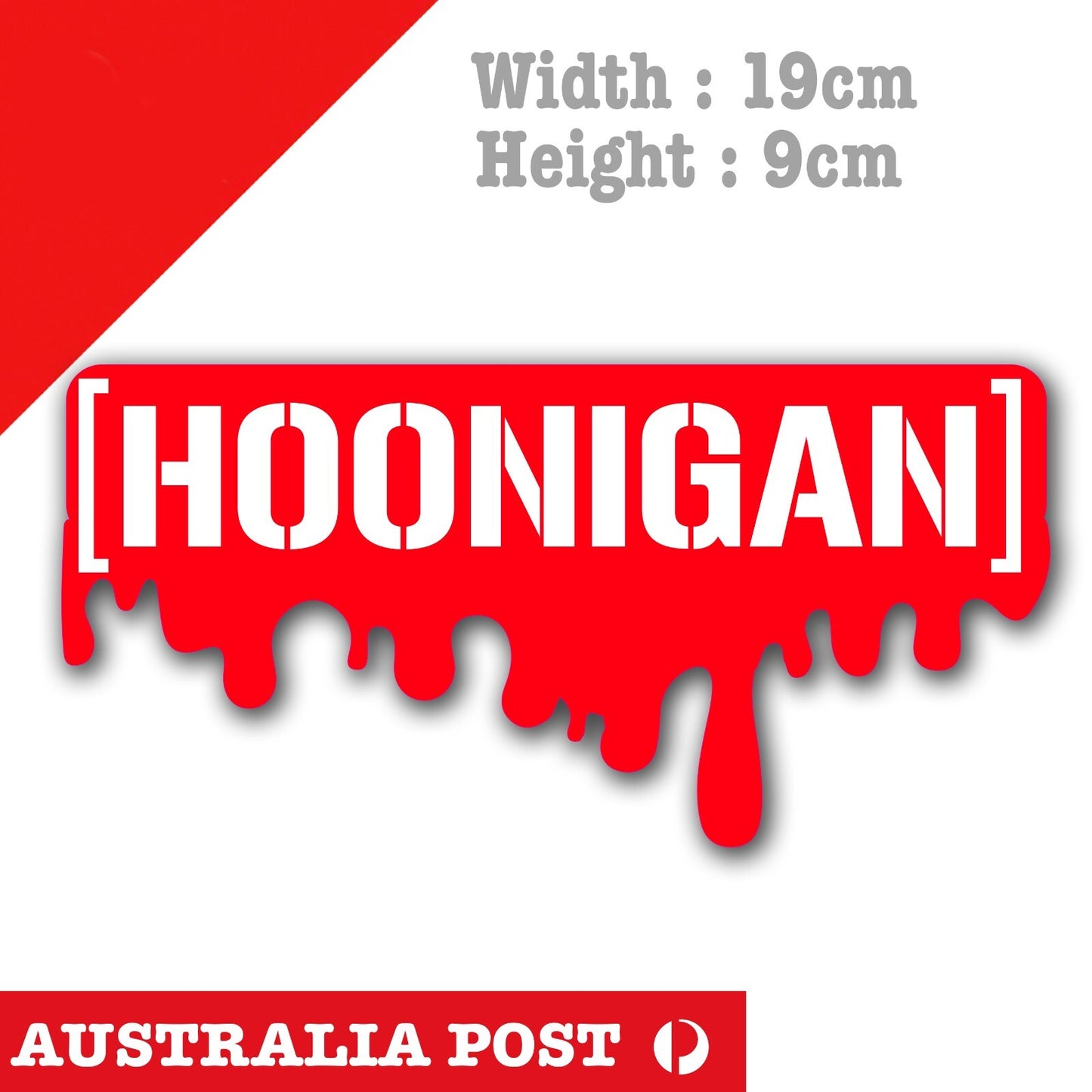 Hoonigan Logo banner JDM  Ken Block 43 Logo RIP Blood Decal Vinyl Stickers