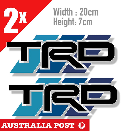 Toyota TRD Off Road Logo, 4x4 Off Road, Hilux Toyota  TRD Vintage Blue Stickers