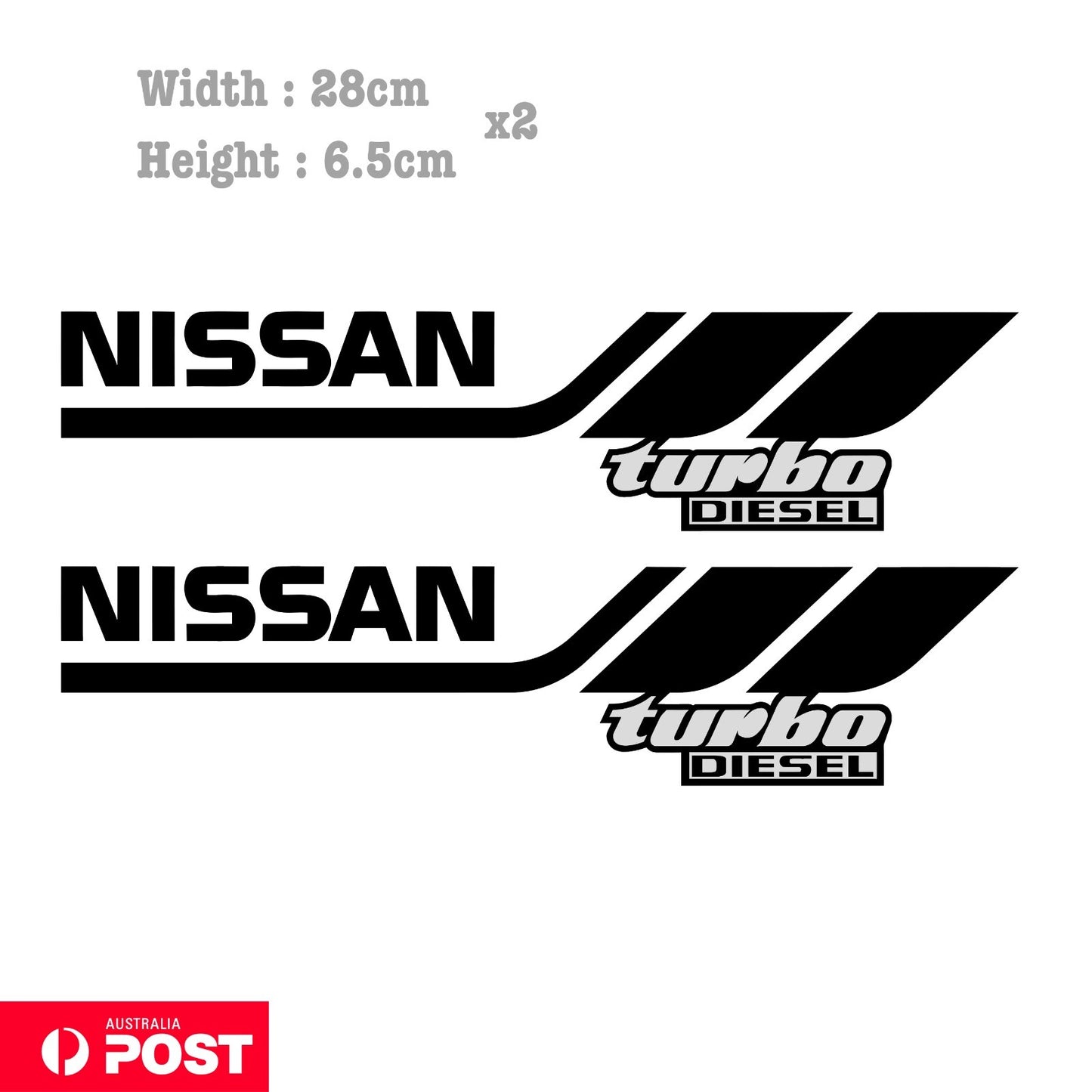 Nissan Turbo Diesel - Nissan Navara Patrol Door Vinyl  Sticker