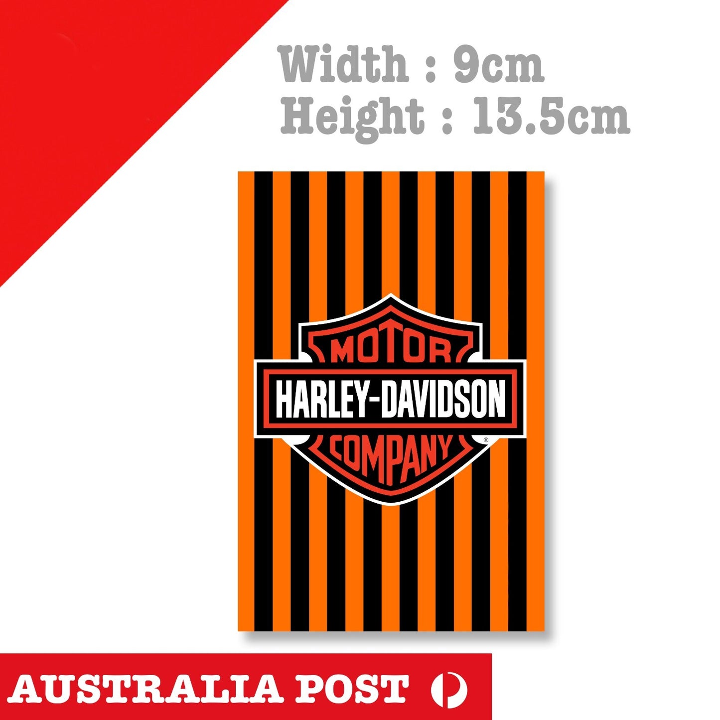 Harley Davidson Motorcycle Strip Logo, Motorcycle Logo Sticker
