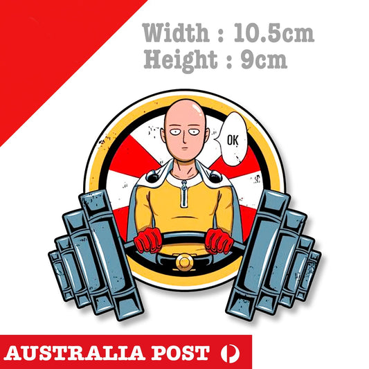 One Punch Man Anime Saitama funny  GYM JDM Car Sticker