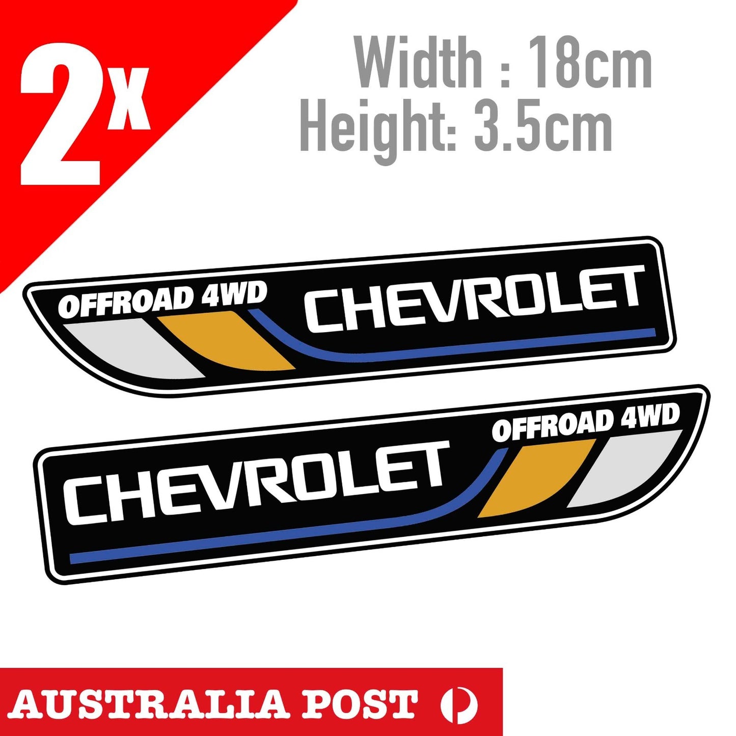 Chevrolet OFFROAD 4WD ,Chevy Silverado Colorado overland off road Sticker