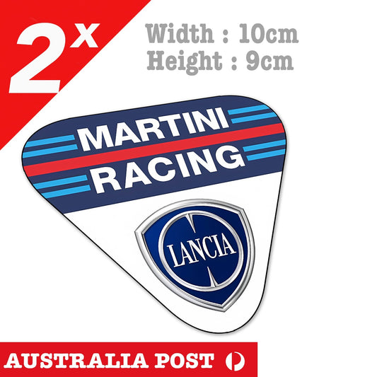 Martini Racing LANCIA Logo Racing Shield Logo Sticker