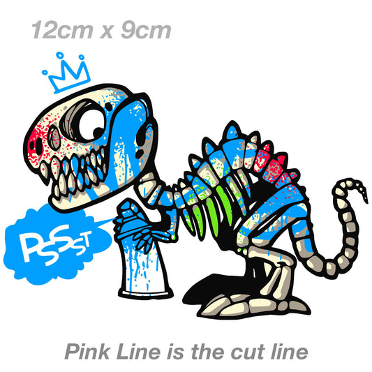 Graffiti Dinosaur King JDM, Animal, Funny , Car  Sticker