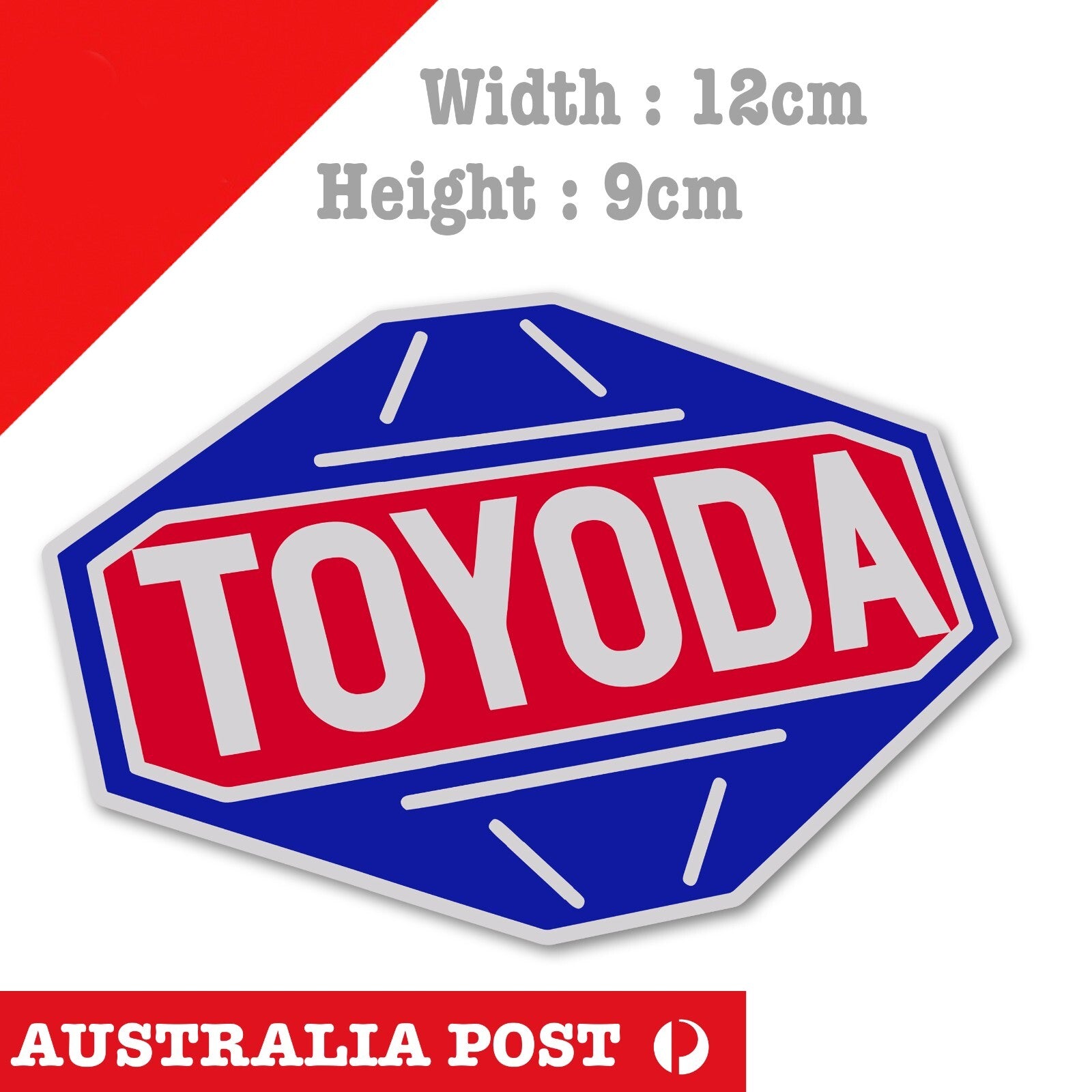 Toyota  TOYODA Vintage Logo 1937-1949 Old  Toyota Vintage Logo Sticker