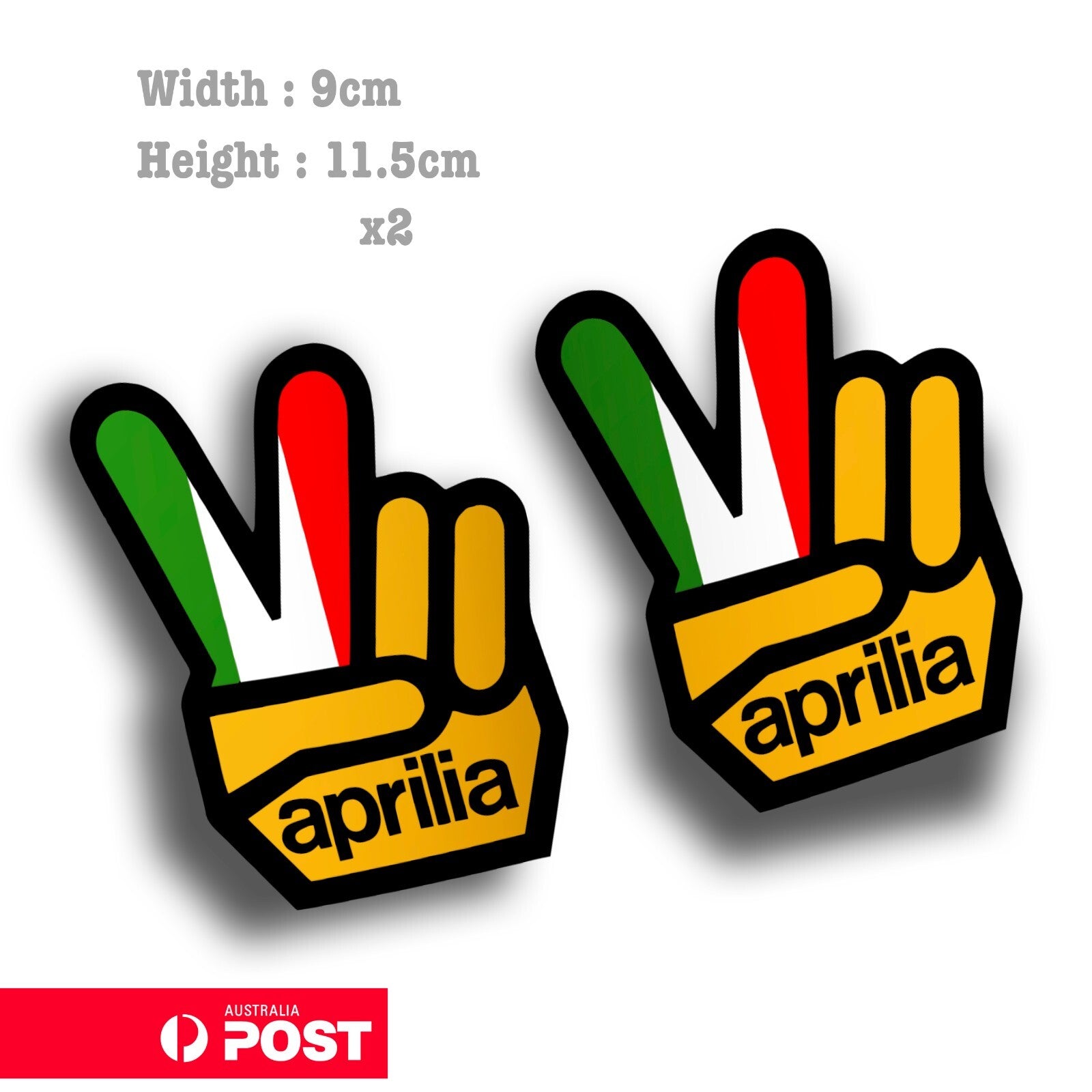 Aprilia Racing Peace Out Love  , Motorcycle Helmet Vinyl  Sticker 