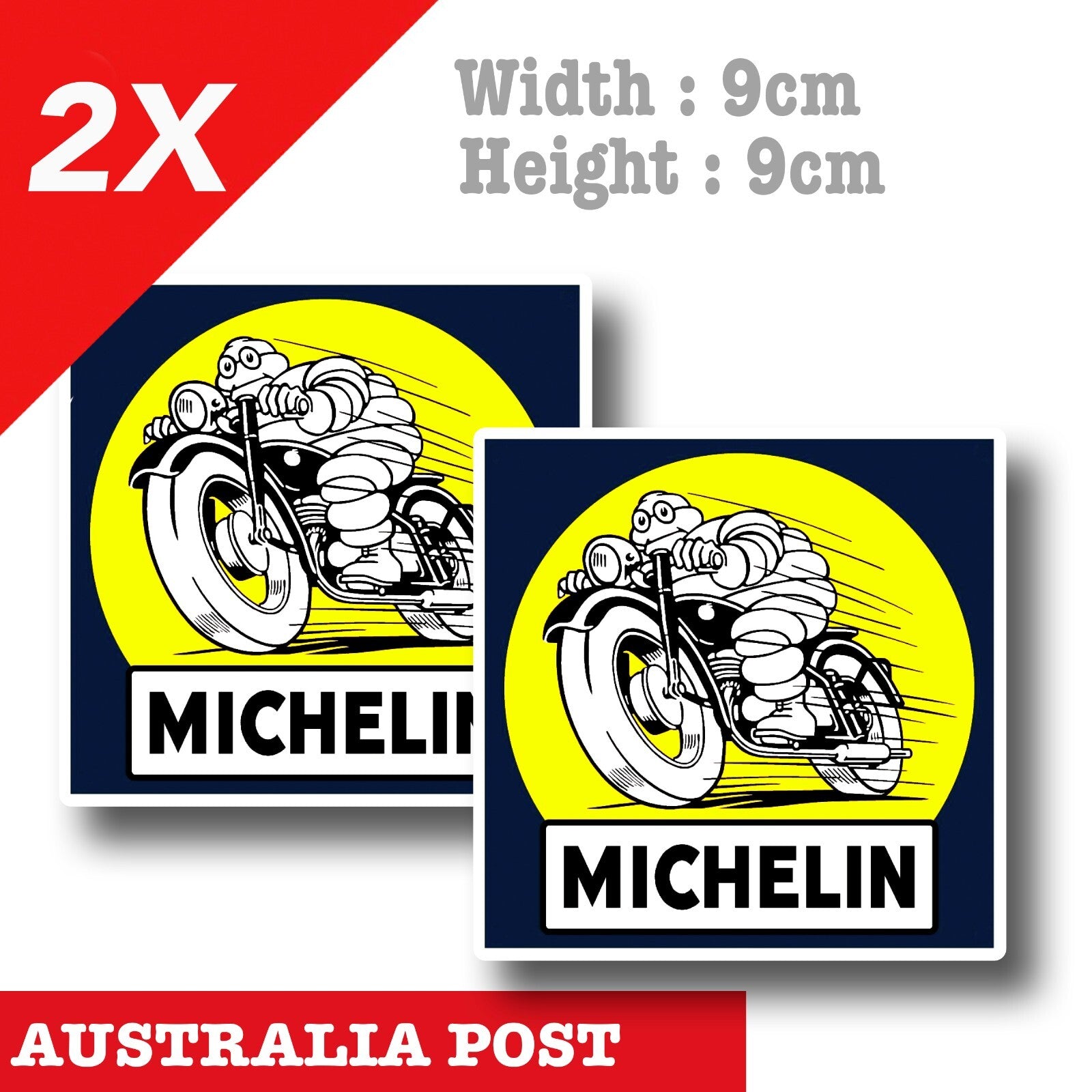 MICHELIN Tyre Vintage Old Logo - MICHELIN motorcycle Logo Vintage  Sticker